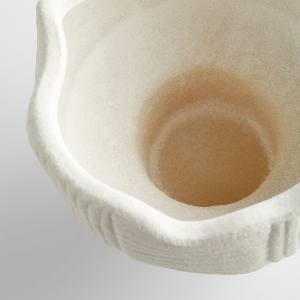 Astreae Pedestal Bowl - White - Small