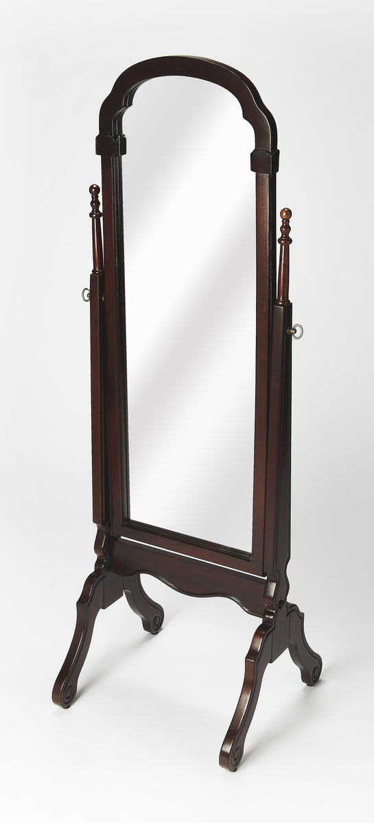 Meith 19 in. W x 6 in. H Rectangular Wood and Mirrored Glass Tradition