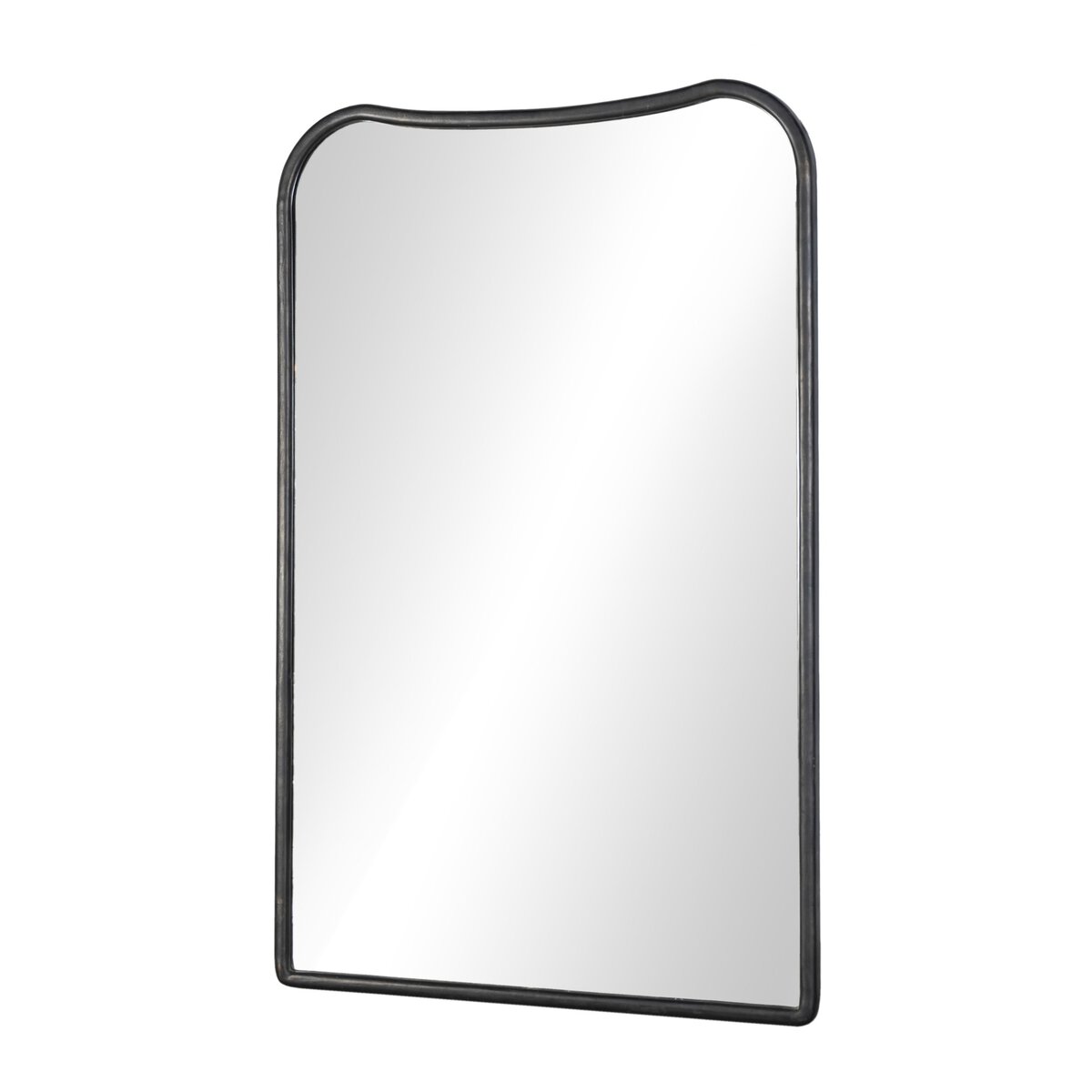 Patz Floor Mirror, Black Antique