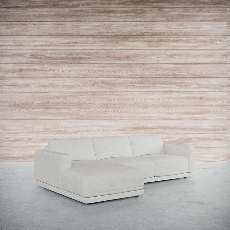 Tribeca Left Side Sofa 2 Piece - Merino Pearl