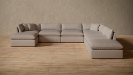 Bowery Sectional Sofa, Fawn