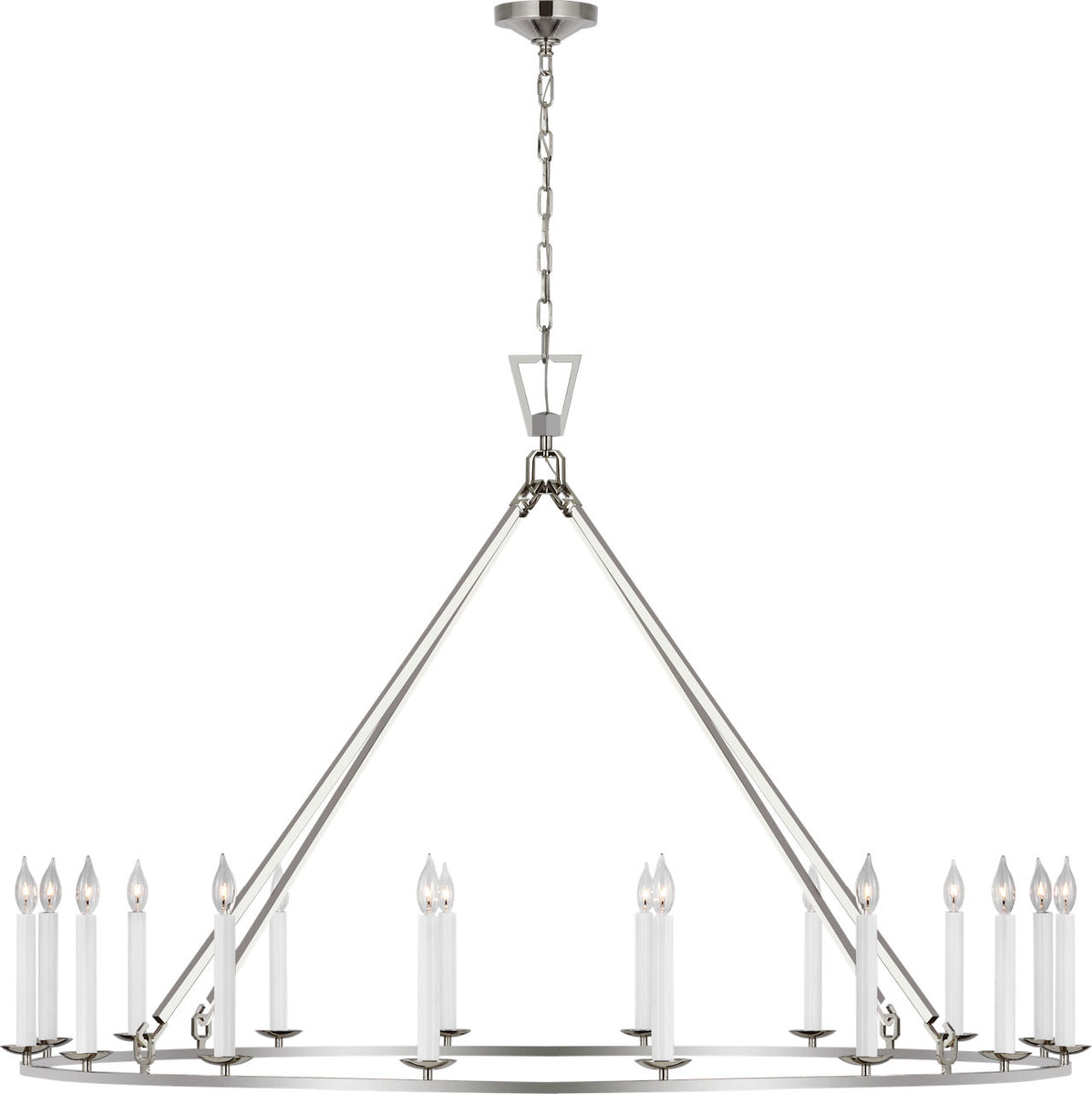 Darlana Oversized Single Ring Chandelier main image 0