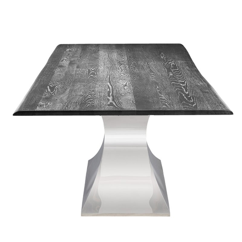 Praetorian Dining Table - Oxidized Grey, 112in
