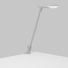Splitty Desk Lamp With Two-Piece Desk Clamp, Silver