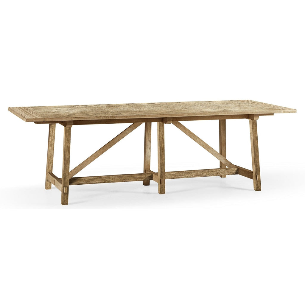 Timeless Sidereal French Laundry Dining Table 125" in Chestnut