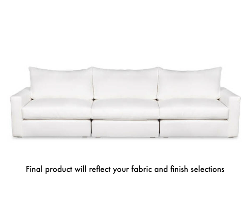 Weekend Sofa, 108" Width, 2 Cushion