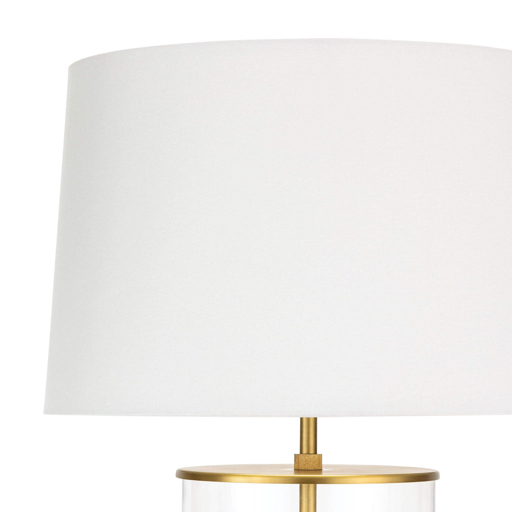 Magelian Glass Table Lamp - Natural Brass