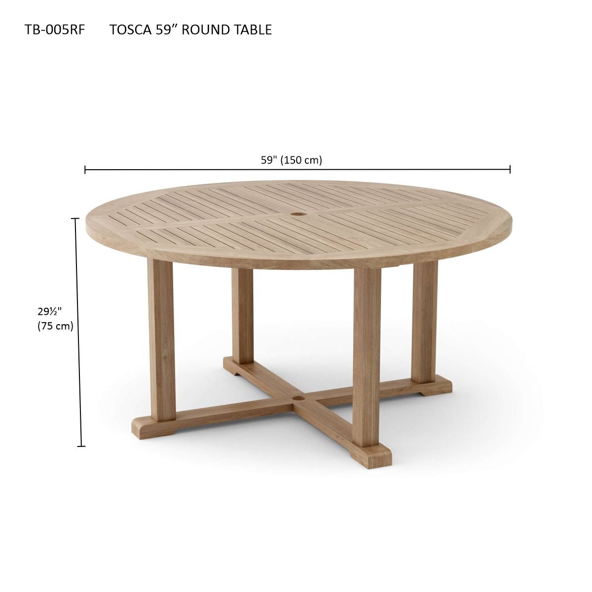 Tosca 5-Foot Round Table