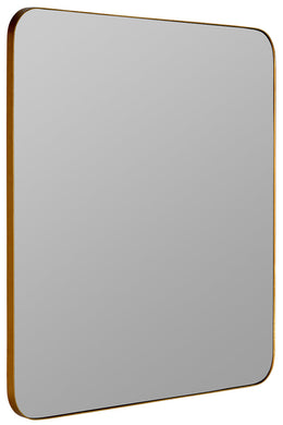 Hailey Square Mirror-Gold