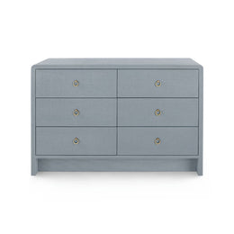 Bryant Linen Extra Large 6-Drawer - Winter Gray