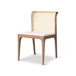 Modern Brazilian Eloa Cane Side Chair