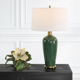 Verdell Green Table Lamp