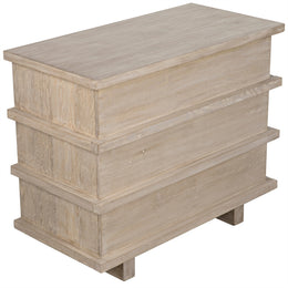 Reclaimed Lumber Bergamot Small Dresser - Grey Wash Wax