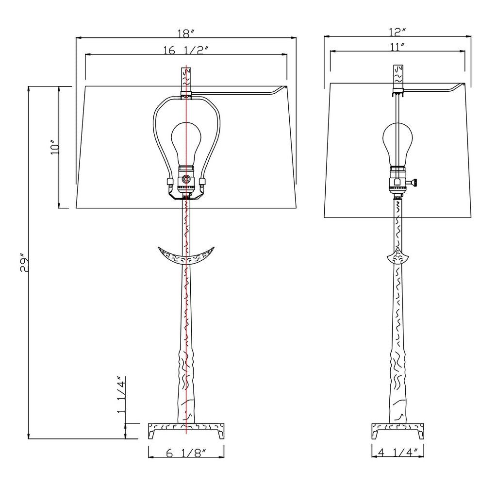 Roman Table Lamp by Flow Decor