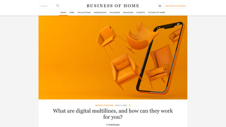 Daniel House Club 'As Seen In' Business of Home - Daniel House Club