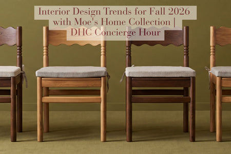 Beyond Beige: Fall 2026 Furniture & Color Trends with Moe's Home Collection