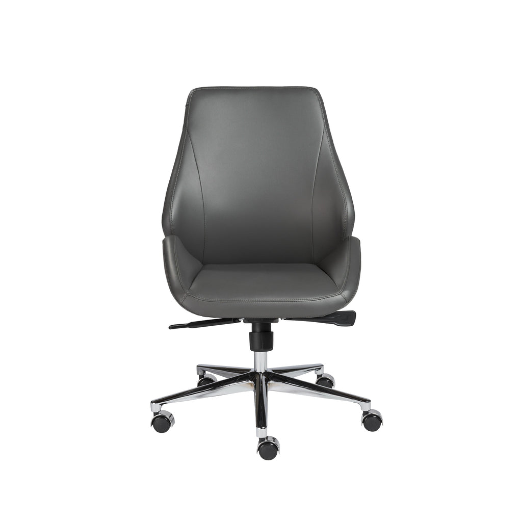 Bergen Low Back Office Chair w/o Armrests - Grey