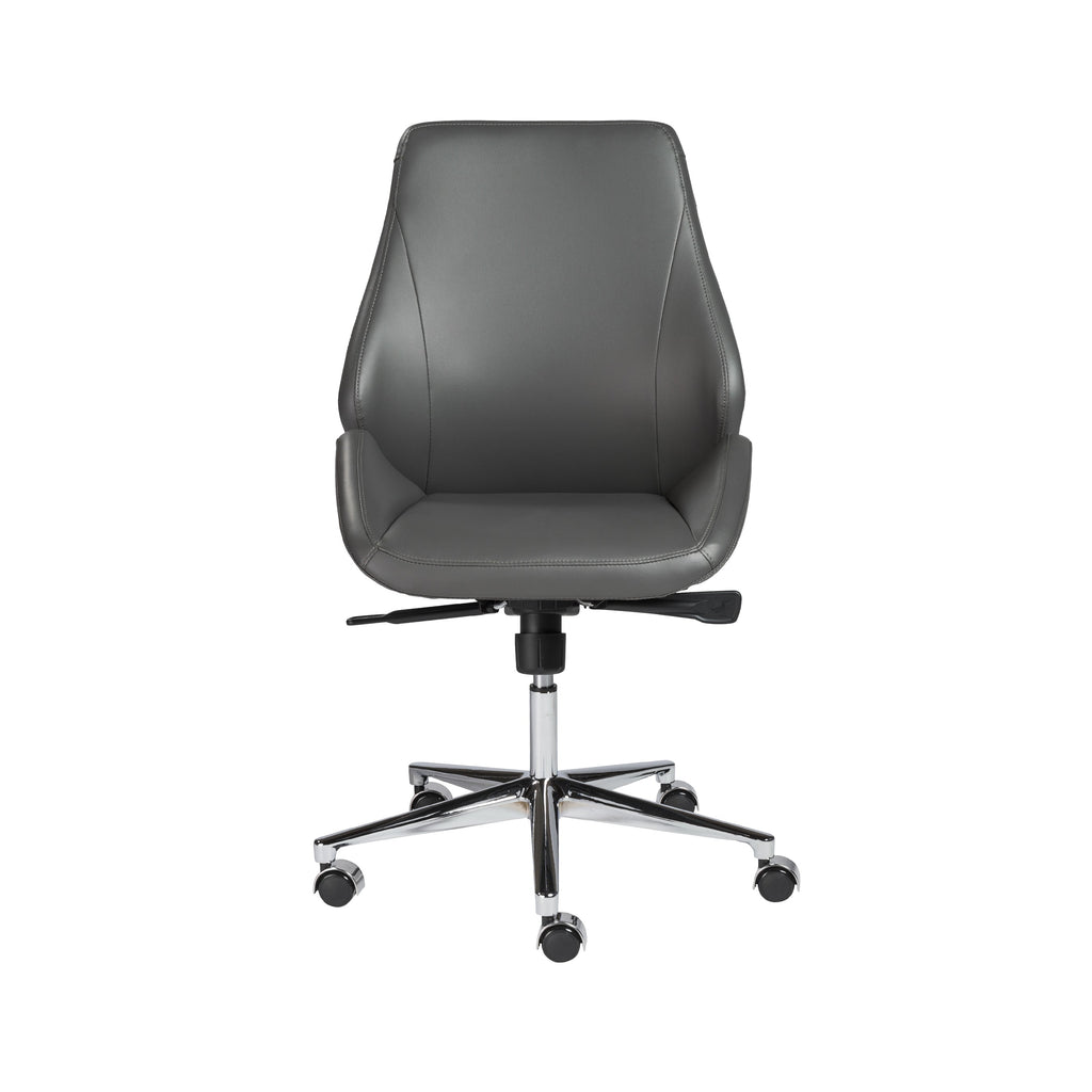 Bergen Low Back Office Chair w/o Armrests - Grey