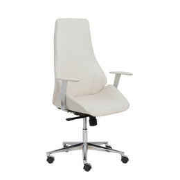 Bergen High Back Office Chair - White