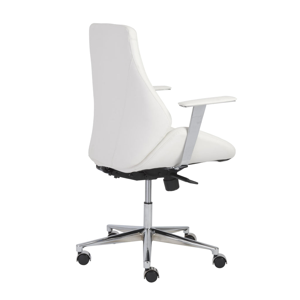 Bergen Low Back Office Chair - White