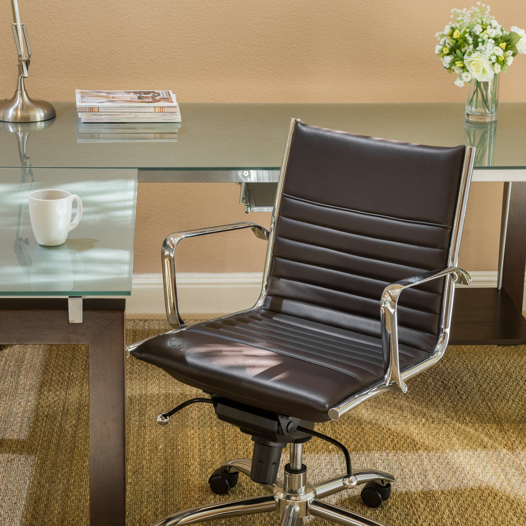 Dirk Low Back Office Chair - Brown