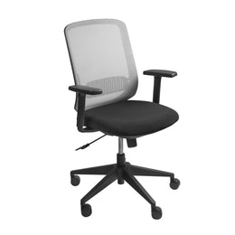 Isaac Low Back Office Chair - Grey