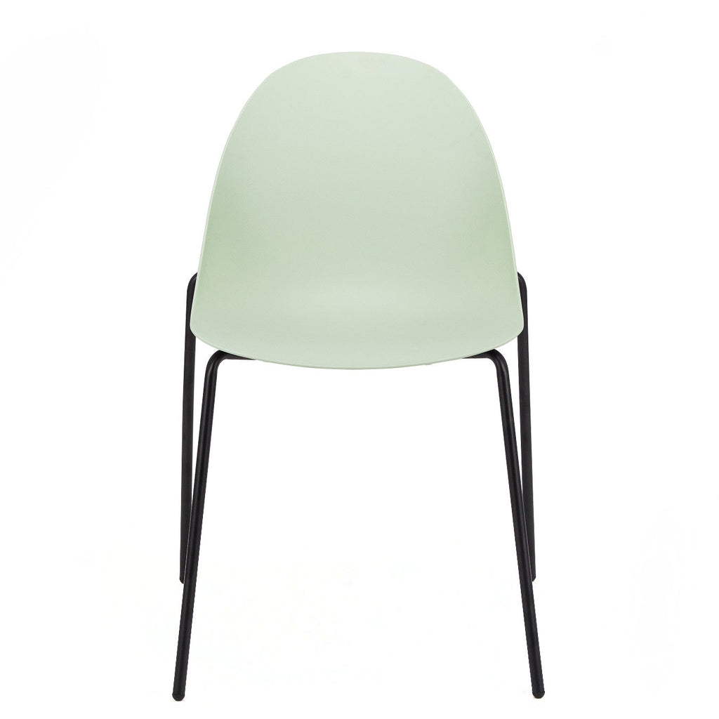 Tayte Stacking Side Chair - Green,Set of 2