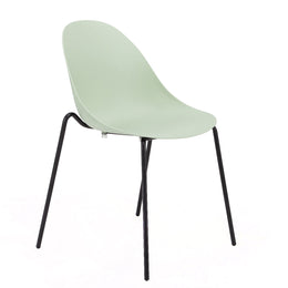 Tayte Stacking Side Chair - Green,Set of 2