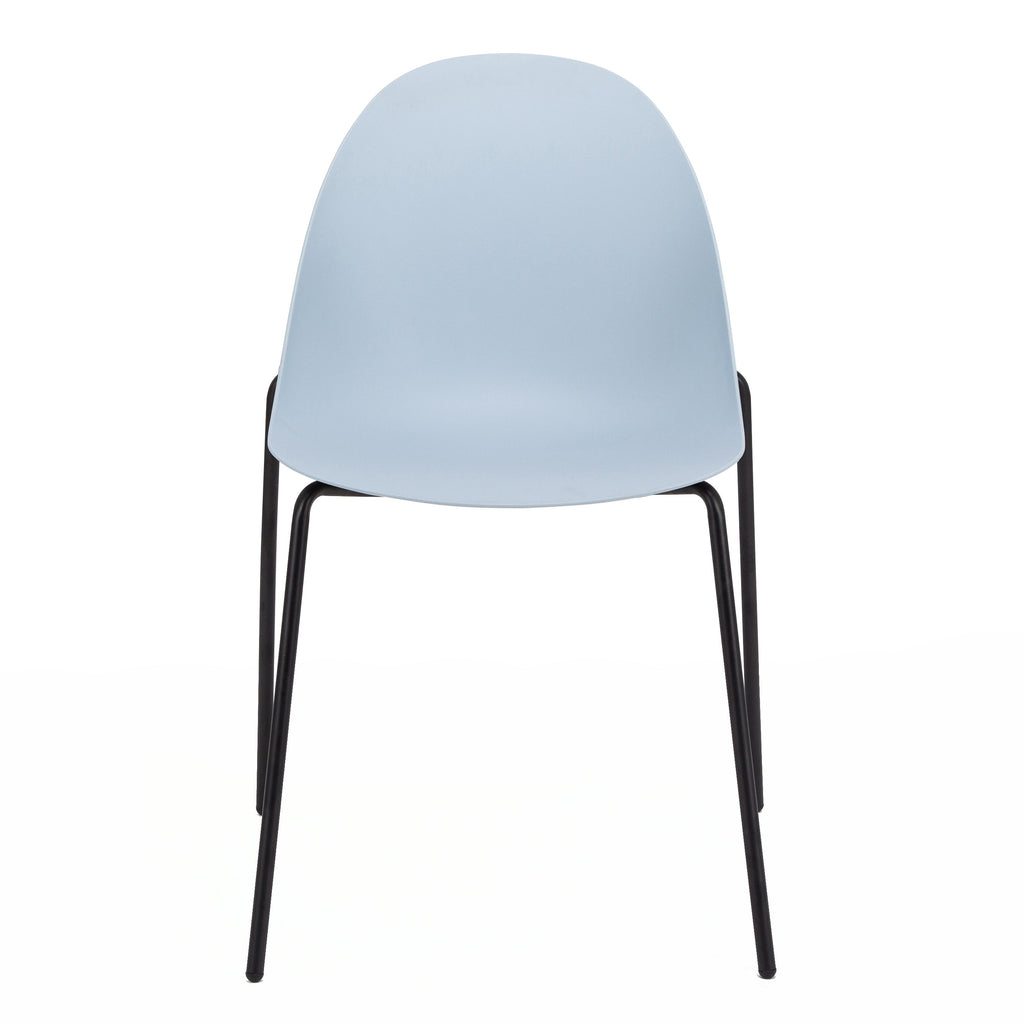 Tayte Stacking Side Chair - Blue,Set of 2