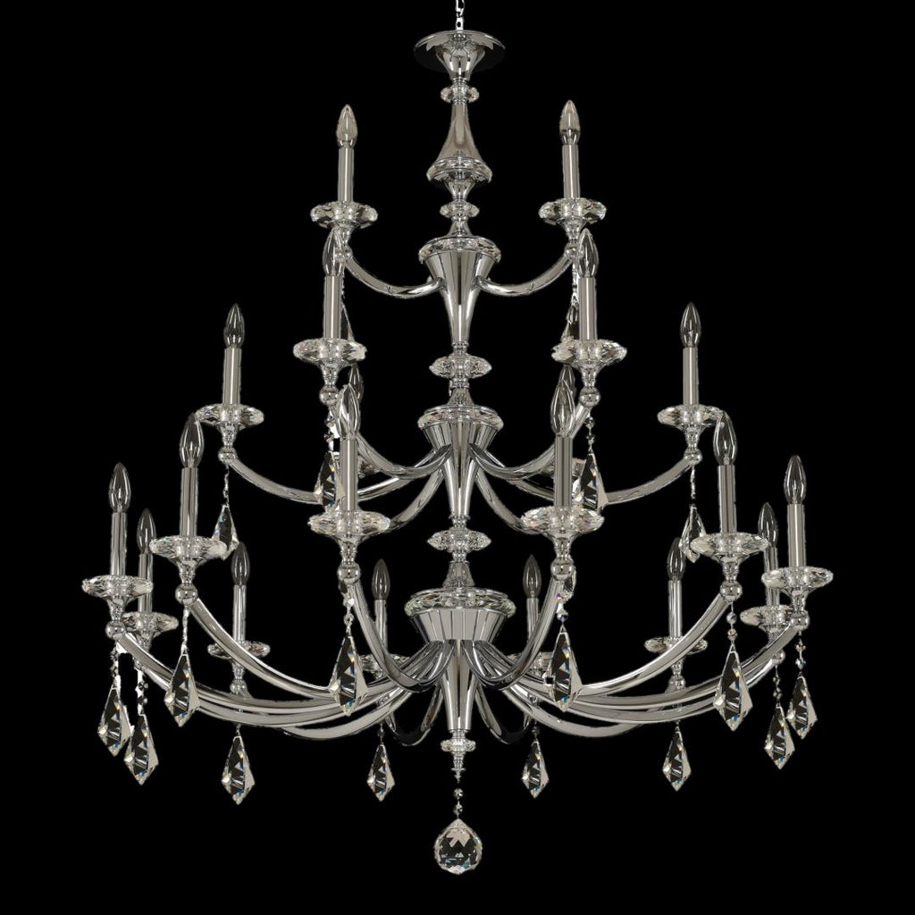 Floridia (12+6+3) Light 3-Tier Chandelier