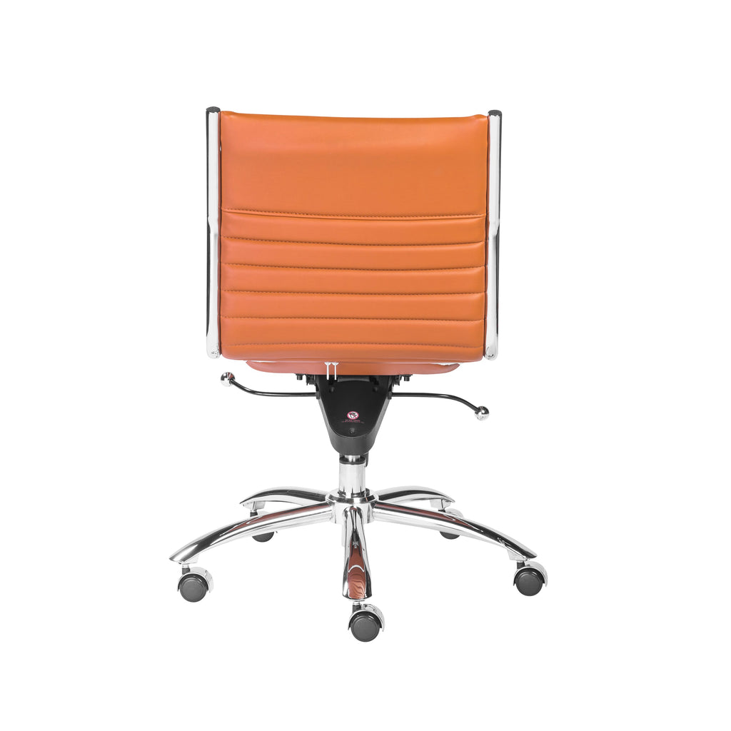 Dirk Low Back Office Chair w/o Armrests - Cognac