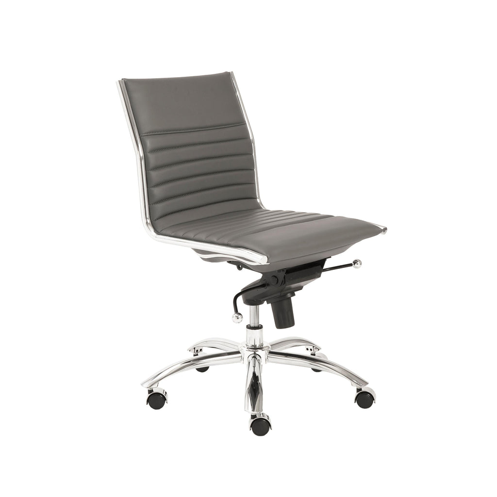 Dirk Low Back Office Chair w/o Armrests - Grey