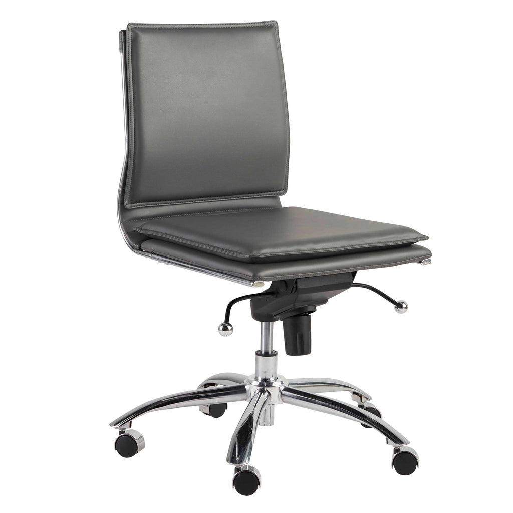 Gunar Pro Low Back Office Chair w/o Armrests - Grey