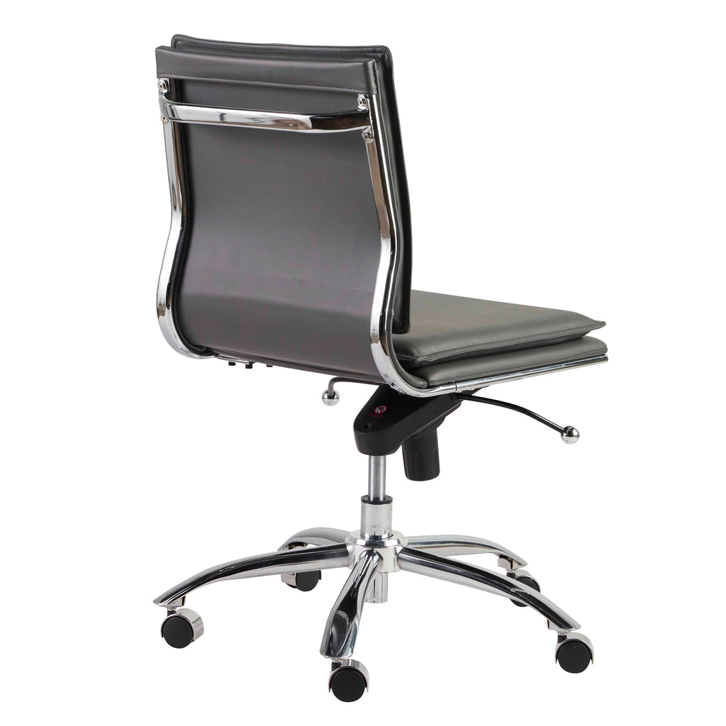 Gunar Pro Low Back Office Chair w/o Armrests - Grey