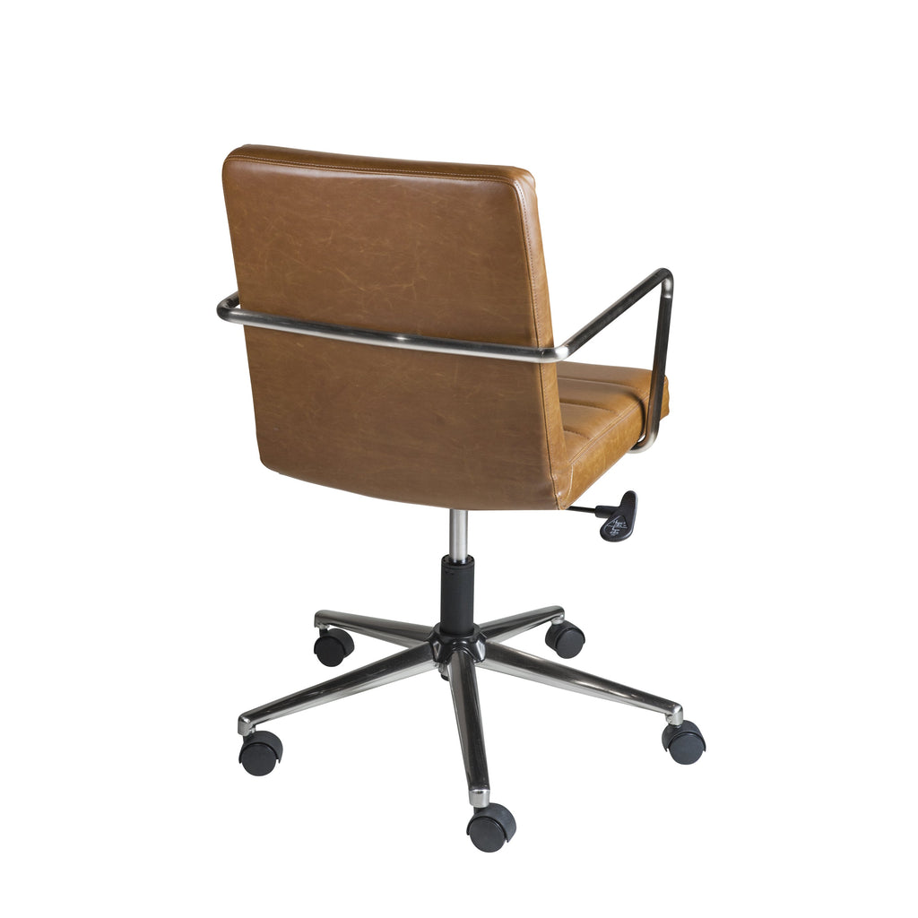 Leander Low Back Office Chair - Brown