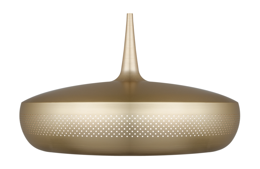 Clava Dine Lamp Shade, Brushed Brass