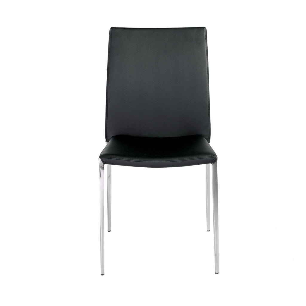 Diana Stacking Side Chair - Black,Set of 2