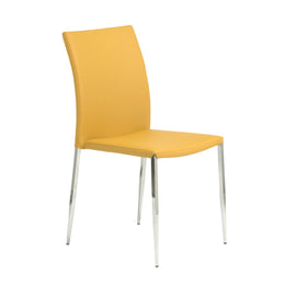 Diana Stacking Side Chair - Saffron,Set of 4