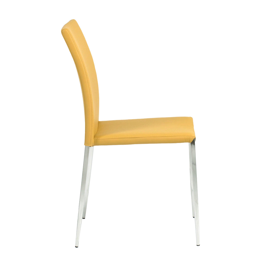 Diana Stacking Side Chair - Saffron,Set of 4