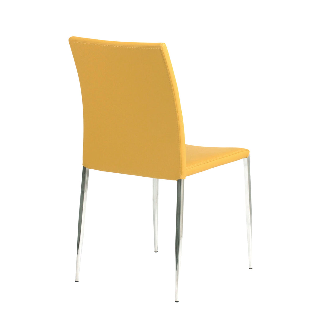 Diana Stacking Side Chair - Saffron,Set of 4