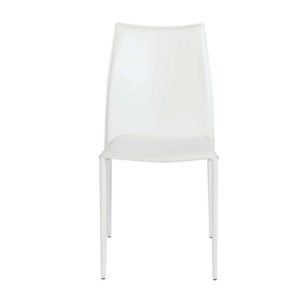 Dalia Stacking Side Chair - White,Set of 4