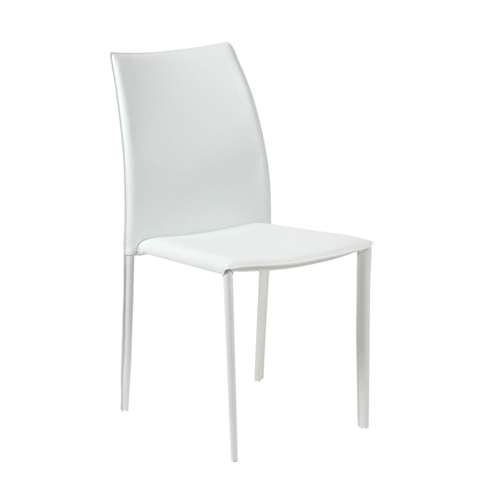 Dalia Stacking Side Chair - White,Set of 4