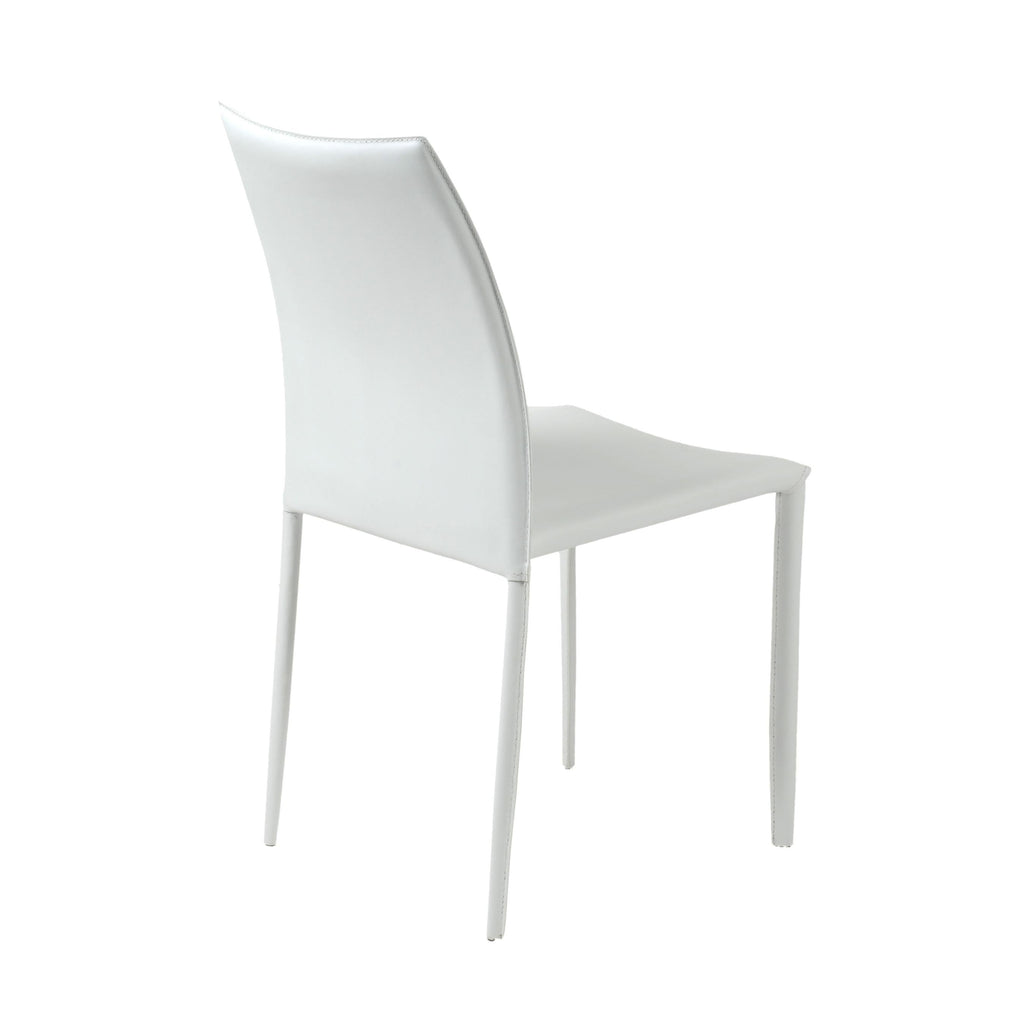 Dalia Stacking Side Chair - White,Set of 4