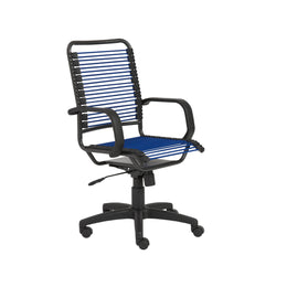 Bradley Bungie Office Chair - Blue,Graphite Frame