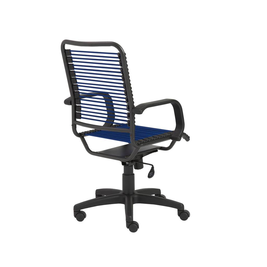 Bradley Bungie Office Chair - Blue,Graphite Frame