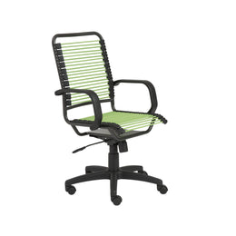 Bradley Bungie Office Chair - Green,Graphite Frame