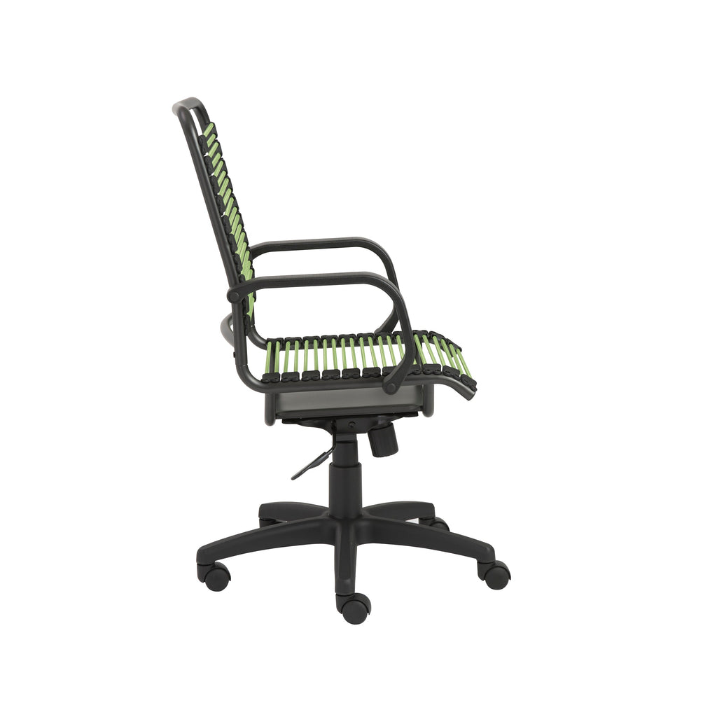 Bradley Bungie Office Chair - Green,Graphite Frame