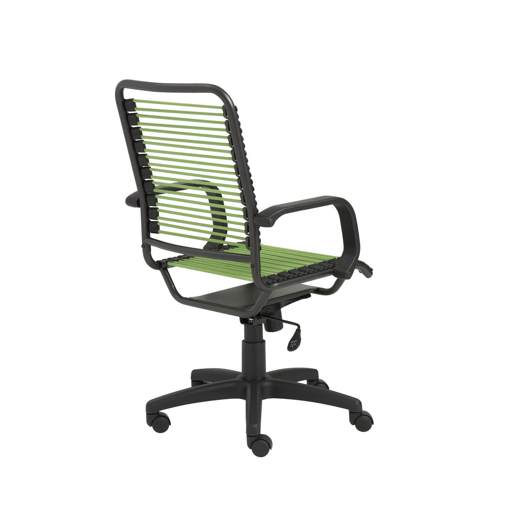 Bradley Bungie Office Chair - Green,Graphite Frame