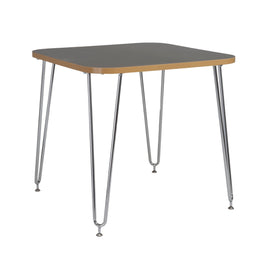 Hanh Activity Table - Grey,Wood Edge