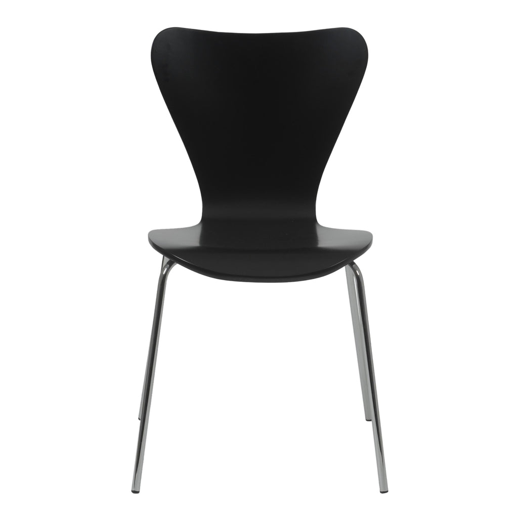 Tendy Stacking Side Chair - Black,Set of 4